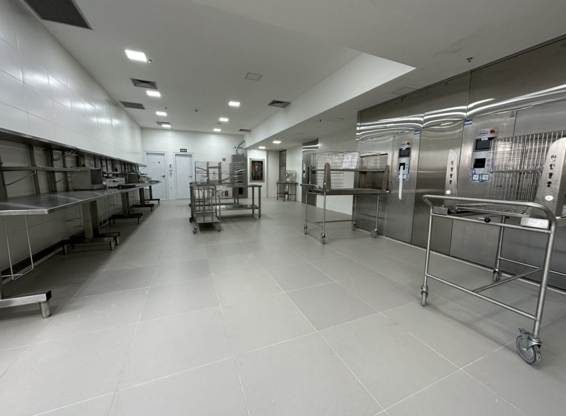 Área de processamento da Central de Material e Esterilização