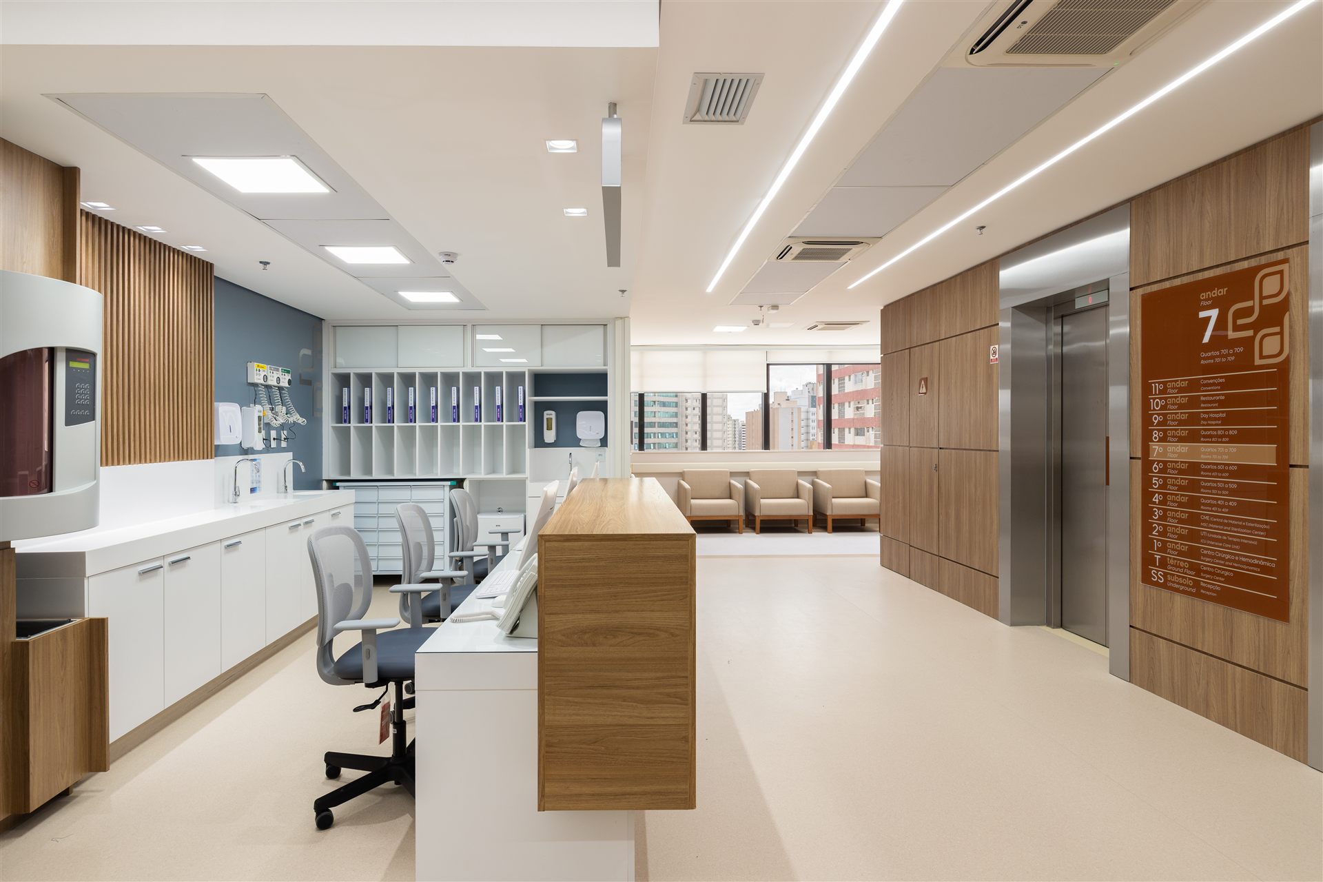 Posto de enfermagem do Hospital Santa Tereza